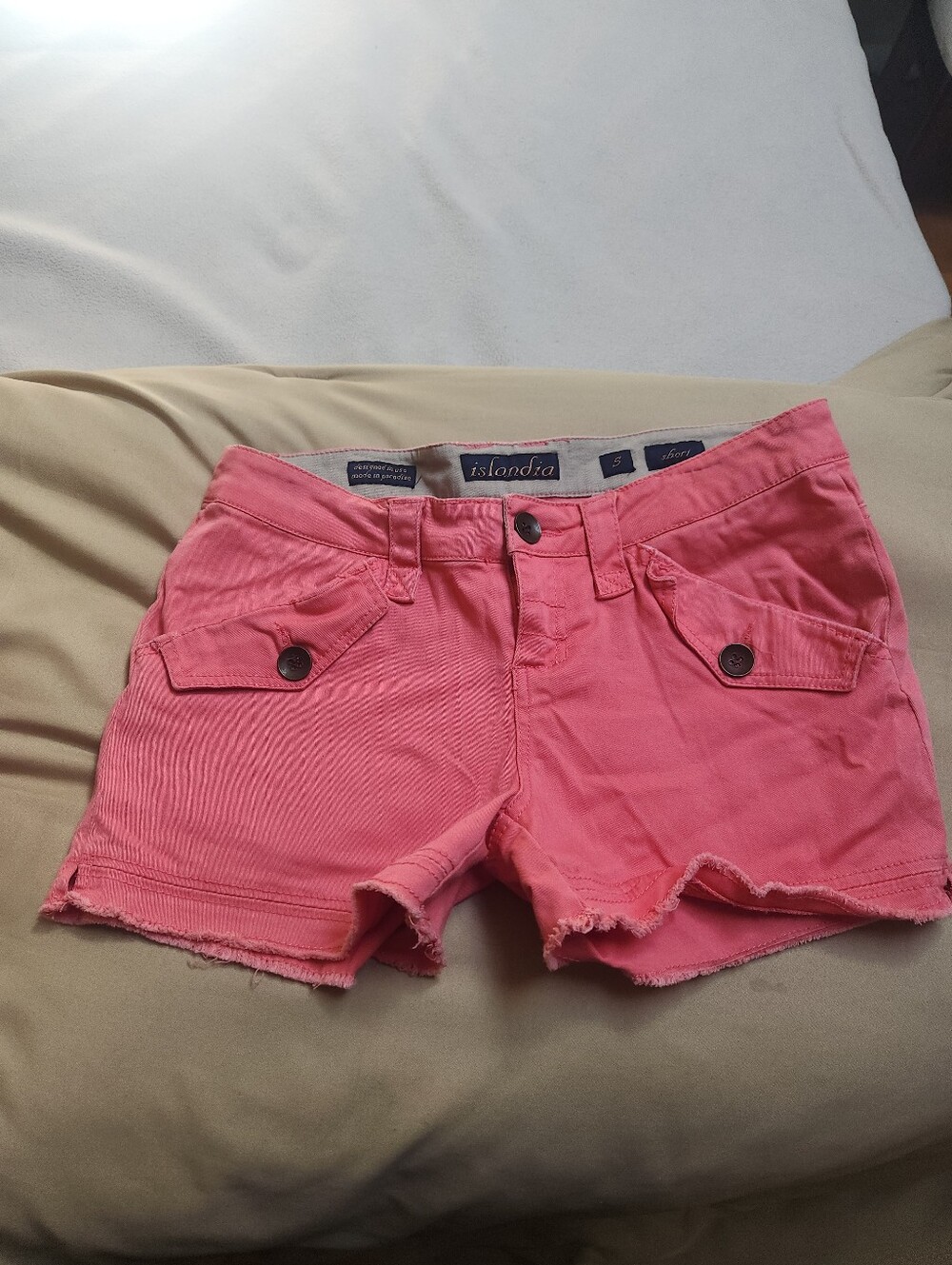 Pink/coral Women’s Jean Cotton Shorts